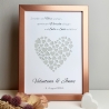 personalisiertes Geldgeschenk - Herzen - zur Hochzeit