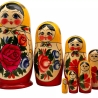 7-er Matroschka klassisch, Handarbeit, 17 cm, neu