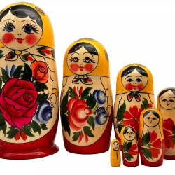 7-er Matroschka Semenova klassisch, 18 cm, # DZ 620