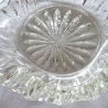 Vintage Aschenbecher geschliffenes Glas aus den 60er Jahren