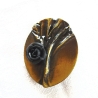 Vintage Brosche Black Rose aus Kupfer aus den 70er Jahren♥