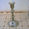 Vintage Kerzenleuchter - silber - shabby-chic aus den 70er Jahren