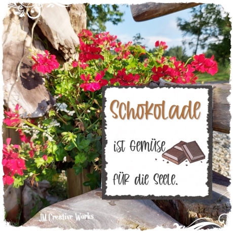 Holzschild-Shabby Schokolade