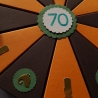 121 Geldgechenk,  Geldgeschenkverpackung zum 70. Geburtstag