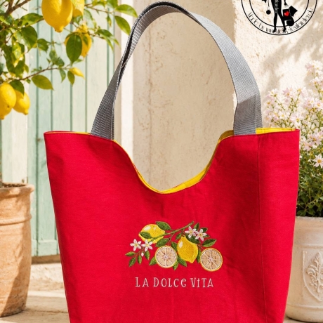  Zitronen  - Stickdatei by Michis Textilatelier