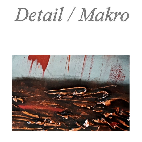 MK1 Art Bild Leinwand Abstrakt Kunst Malerei Acrylbild Kupfer XL