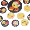 Adventskalenderzahlen Buttons Zahl Adventskalender 24 Set Emoji