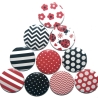 10 x Kühlschrankmagnet Magnetset 50mm rund Marienkäfer
