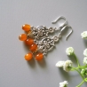 filigrane Ohrringe mit schönem Design Sterling Silber