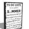 Holzschild-Shabby TO-DO Sommer