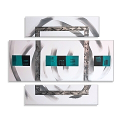 MK1 Art Bild Leinwand Abstrakt Kunst Malerei Acrylbild Türkis MK1 Art Bild Leinwand Abstrakt Kunst Malerei Acrylbild Türkis