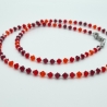 Kette Rot Kristalle  (766)