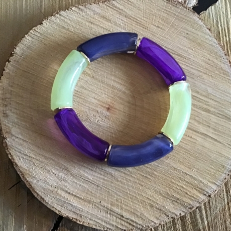 Farblich tolles Armband im Chunky-Style