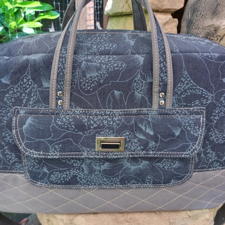 Upcycling Jeanstasche Weekender