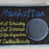 Ferberline Cocktail Mug Rugs ITH Set 2 13x18cm