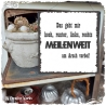 Holzschild-Shabby Meilenweit