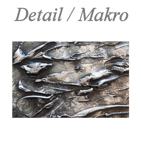 MK1 Art Bild Leinwand Abstrakt Kunst Malerei Acrylbild lila grau