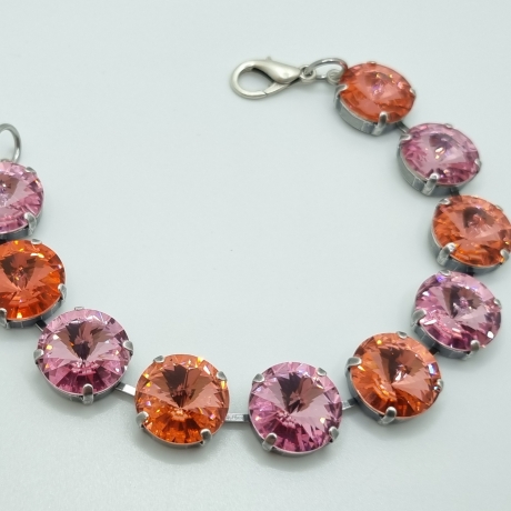 Armband Rivoli Rosa Orange Peach Rose (753)