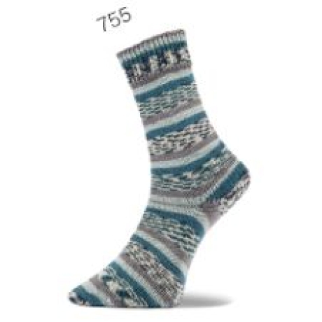 Pro Lana Brasil, 4-fädige Sockenwolle, Farbe 755