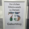 Geldgeschenk Bilderrahmen 75. Geburtstag personalisierbar DIN A4