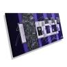 MK1 Art Bild Leinwand Abstrakt Kunst Malerei Acrylbild lila XXL