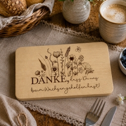 Frühstücksbrettchen | Abschiedsgeschenk Kindergarten
