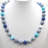 Kette Polariskette Perlen Blau (763)