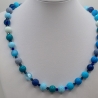 Kette Polariskette Perlen Blau (765)