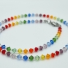 Kette Regenbogen Swarovski® Kristalle  (766)