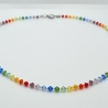 Kette Regenbogen Swarovski® Kristalle  (766)