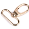 2x Karabinerhaken 40 mm / 38 mm gold -neu-