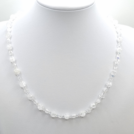 Set mit Bergkristall und Kristallen Weiß Crystal AB Perlen (788)