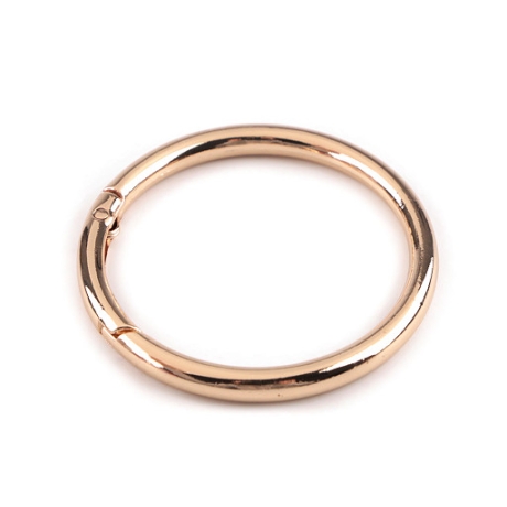 2x XXL Karabiner gold 59 mm 50 mm Taschenring Rundkarabiner