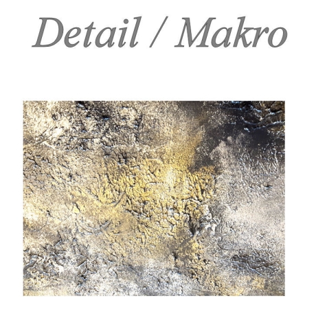 MK1 Art Bild Leinwand Abstrakt Kunst Malerei Acrylbild braun 3D