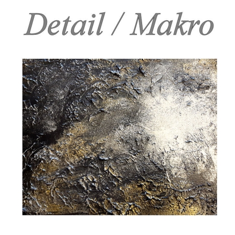 MK1 Art Bild Leinwand Abstrakt Kunst Malerei Acrylbild braun 3D