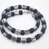 Kette Polaris Schwarz / Weiß Zebra gestreift Polariskette (795)