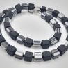 Kette Polaris Schwarz / Weiß Zebra gestreift Polariskette (795)