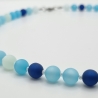 Kette Polariskette Perlen Blau (798)