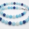 Kette Polariskette Perlen Blau (798)