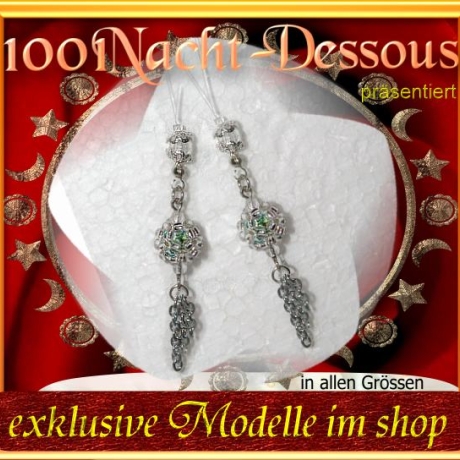 Busenschmuck ideal zum Perlenstring Intimschmuck ohne Piercing