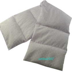 Wärmekissen 7 Kammer Raps 60 x 15 cm Vischy Karo lila weiß