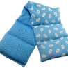 Wärmekissen 7 Kammer Dinkel 60 x 15 cm Schäfchenmotiv Blau