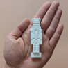 Nussknacker Stecker aus Gips | Wechselmotiv für Kerzenhalter