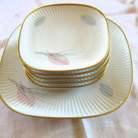 Vintage Schalen-Set Thomas Rosenthal aus den 50er Jahren