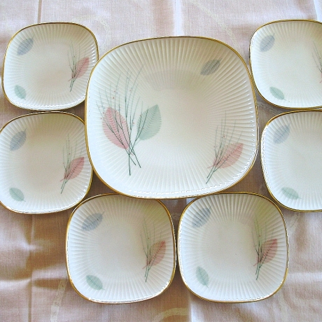 Vintage Schalen-Set Thomas Rosenthal aus den 50er Jahren