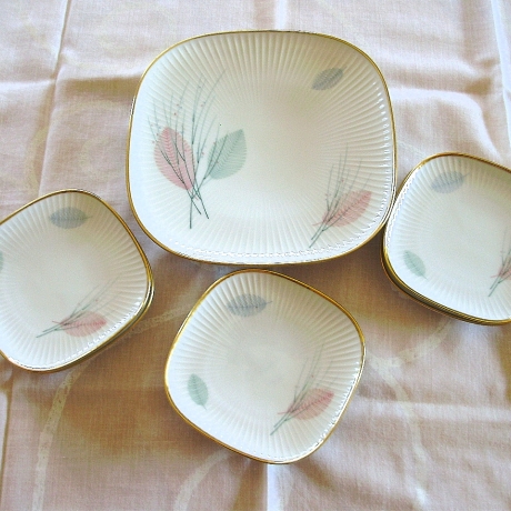 Vintage Schalen-Set Thomas Rosenthal aus den 50er Jahren