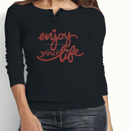 enjoy your life Plotterdatei SVG DXF FCM,