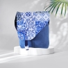 Umhängetasche Damen-Jeanstasche-blaue Tasche-handmade-Stofftasche
