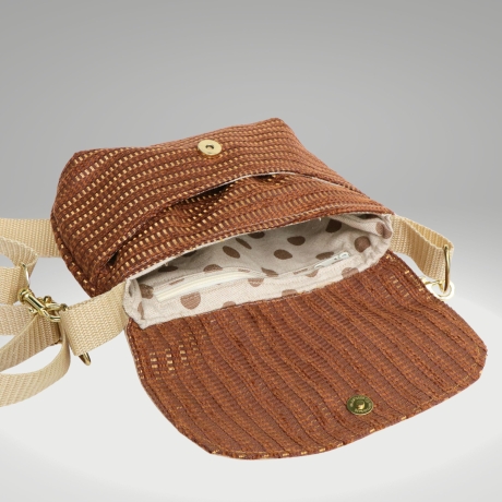 kleine Umhängetasche Damen/Clutch/Handtasche/braun beige Tasche