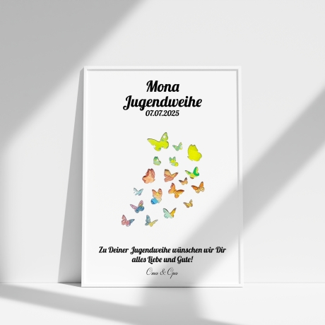 Personalisiertes Jugendweihe Geldgeschenk für Jungen und Mädchen